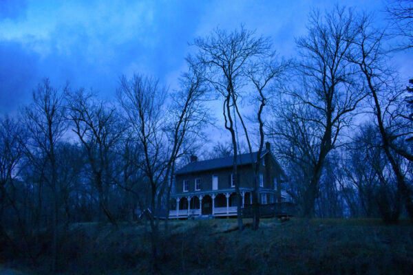 Hancock Visitor Center at Dusk - Cathy Hoyt