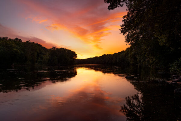 Skies on Fire - Taylors Landing by Leigh Scott