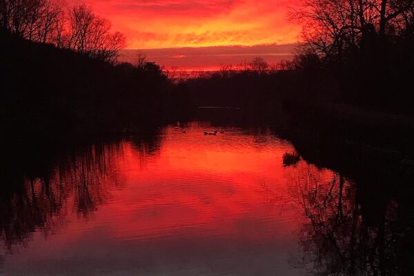 Sunrise at Widewater by Krishnan Seshadri