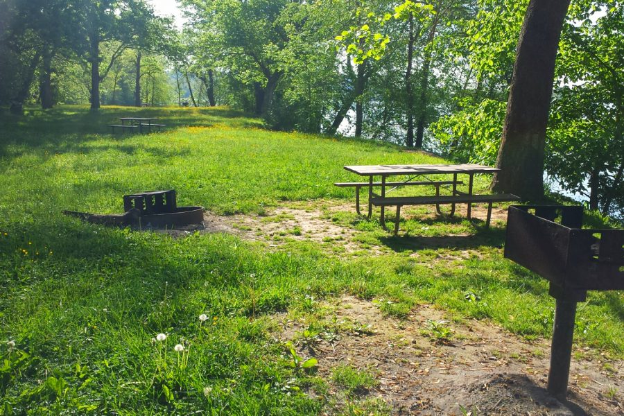 Picnic Tables Along The Cando Canal Cando Canal Trust